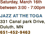 Saturday, March 16th  between 3:00